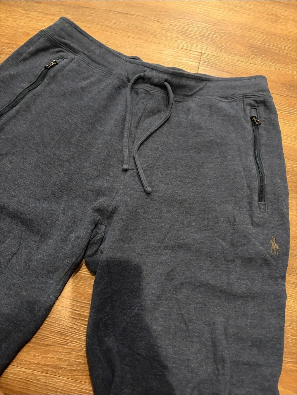 Ralph Lauren polo Navy Fleece Drawstring Jogger Pants small